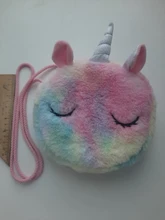 Bolso de hombro para niños y niñas, bandolera con diseño de unicornio y animales, monedero de moneda de llaves, Mini bolso de princesa
