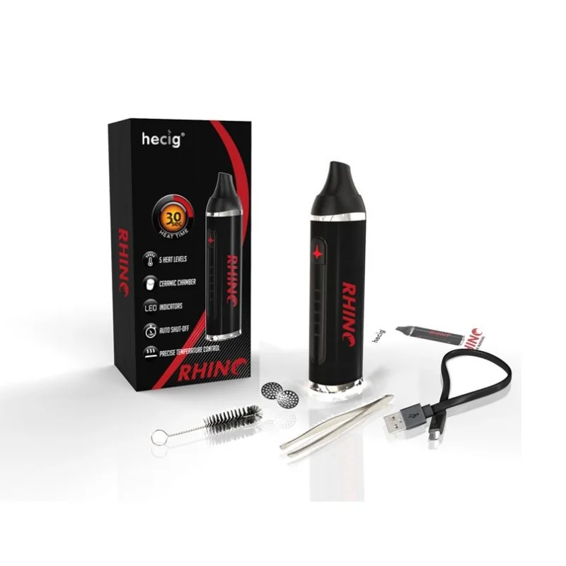 Аутентичный Hecig Rhino mod kit 2200mah коробка мод испаритель сухой травы электронная сигарета