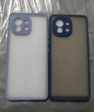 Funda trasera mate para Xiaomi Mi 11 Mi11 Lite, carcasa suave a prueba de golpes para teléfono Xiaomi 11 Lite