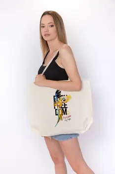 

Angemiel Bag Large Born Freedom Tote Shopping Beach Bag