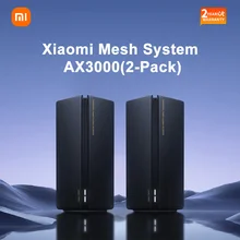 Xiaomi Mesh System AX3000 (2-Pack) Global Version Wifi Router Repeater Extend Gigabit Amplifier WIFI 6 IPv6 WPA3