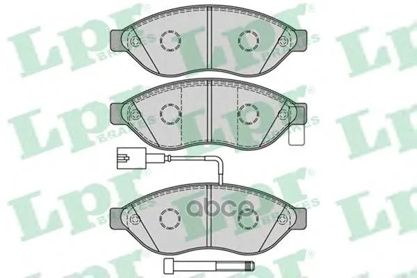 Колодки Тормозные Citroen Jumper/Fiat Ducato/Peugeot Boxer R15" 06- Передние Lpr 05p1287 Lpr арт. 05P1287