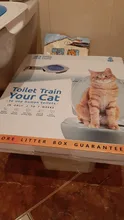 Cat Toilet Litter-Trainer Toilet-Seat-Lighting Catsceaningtrainingtoilet-Supplies 