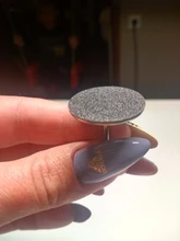 HYTOOS-Papel de lijado reemplazable con disco, lija de pedicura de 25mm, accesorios de brocas para uñas, herramienta de callo para pies de salón, 100 Uds.