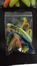 QXO 10pcs/Lot 7cm 10cm 13cm Soft Worm Lures Silicone Bait Sea Fish Pva Swimbait Wobblers