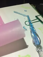 Uds paquete seguro de vidrio Vintage Dip inmersión sostenedor de la pluma firma de tinta plumas fuente de cristal hecho a mano Dip pluma fuente