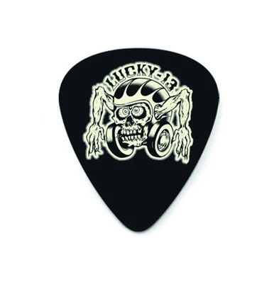 L16R.73 Lucky 13 Helmet Skull Медиаторы 36 шт., толщина 0,73мм, Dunlop