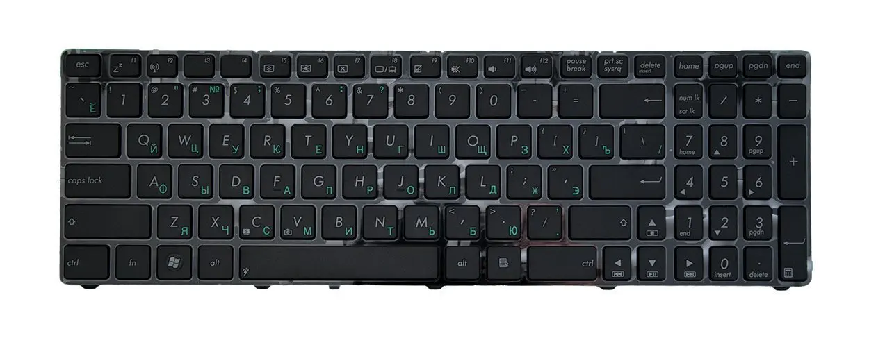 Клавиатура для ноутбука Asus K53E с рамкой |