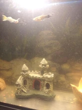 Castle-Tower-Ornaments Decoration Aquarium-Accessories Fish-Tank