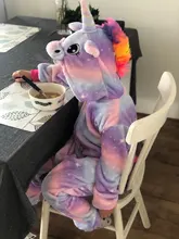 Pajamas Costume Sleepwear Onesies Unicorn Girls Blanket Dinosaur Panda Stich Kigurumi