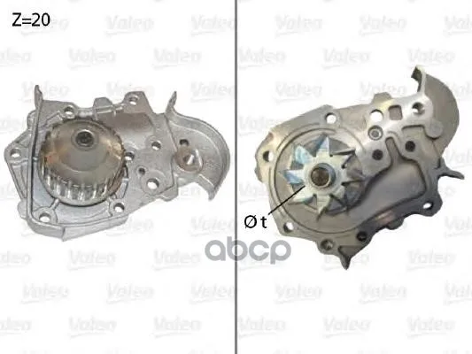 Насос Водяной Renault Logan/Clio/Kangoo/Megane 1.4/1.6 8v/1.6 16v 08.08- Valeo 506573 Valeo арт. 506573