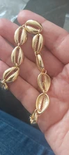Todorova-pulsera de conchas de oro para mujer, pulseras Bohemias de conchas naturales de playa, joyería pulseras de mujer