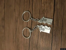 Llavero para enamorados I LOVE YOU, 1 par, casa cálida, pareja llave Cadena de recuerdo, regalo de San Valentín