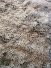 Round Rug Carpets Living-Room-Decor Modern-Mats Bedroom Faux-Fur Fluffy Shaggy-Area Long