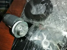 POWGE 2M 2GT 20 dientes síncrono rueda polea loca diámetro 3/4/5mm con cojinete negro para GT2 Correa ancho 6MM 20 dientes 20 T