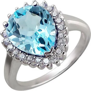 

Esthete ring drop with Topaz and cubic zirconia