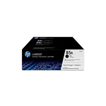 

HP Toner orig laserjet 85a ce285ad Black 2 pack