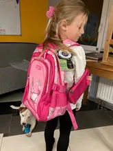 Mochila escolar rosa para niños, morral escolar bonito de anime, morral escolar para niñas adolescentes