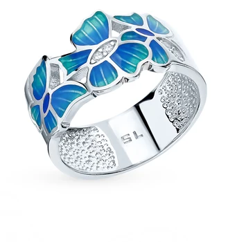 

Silver ring with cubic zirconia sunlight