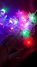 Led-String-Lights Christmas-Snowflakes Holiday Party Waterproof Connectable Wave