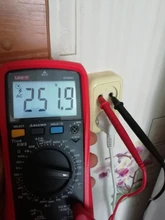 UNI-T-multímetro Digital UNI T, valores eficaces verdaderos UT890C UT890D + rango Manual AC DC, probador de temperatura de capacitancia, retroiluminación