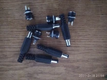 Female Jack Jacks-Socket-Adapter Panel-Mount-Connector Dc-022b-Supply Power-Pin 10pcs