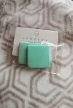 CWEEL-pendientes negros para mujer, aretes bohemios de geometría azul, joyería de moda, redondos de acrílico, aretes de boda bohemios