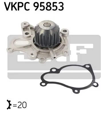 Помпа Hyundai Accent/Elantra/Tucson/SantaFe 1.5CRDi/2.0CRDi 01 SKF VKPC95853