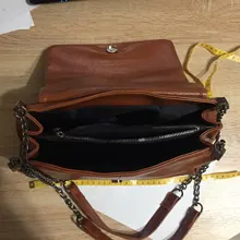 Bandolera de cadena gruesa plegable para mujer, bolso de hombro femenino A la moda, con asa, 2020