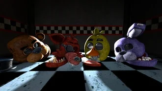 Плакат 5 Ночей с Фредди Five Nights at Freddy&amp#039s ФНАФ Аниматроники №41 А4 | Дом и сад