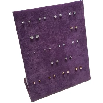 

1. Grade Suede Lilac Women 'S Solitaire And Dangle Earring Stand
