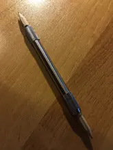 Extensor de lápiz de Color de doble cabeza de Metal, soporte ajustable para bocetos, escuela, oficina, pintura, suministros de arte, herramienta de escritura