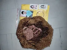 Kinky Curly Wigs Bangs Blonde Cosplay Heat-Resistant Brown Lizzy Synthetic Black Women