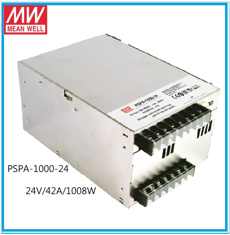 

[PowerNex]Mean Well PSPA-1000-24 meanwell 24VDC/42A/1008W with PFC and Parallel Function Power Supply