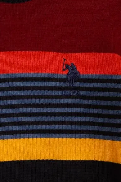 U.S. POLO ASSN. Темно-синий стандартный свитер