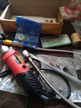 Minitaladro eléctrico de 480W, herramienta de mano rotativa, grabador, pluma amoladora, con estilo Dremel