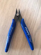 1 Uds azul de lado cizalla cortadora Clipper de cordón Alicates para alambre de joyería herramientas de alicates, herramientas y equipo