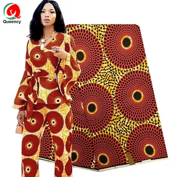 

WQ1055 DHL-2019 Classical design Dutch African Wax Prints Kente Fabric Ankara wax fabrics pure cotton for women garment