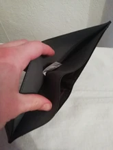 Baellerry-cartera corta plegable de piel sintética para hombre, monedero, titular de la tarjeta de embrague, billetera ajustada de negocios lisa