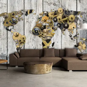 

Wall mural-Mechanical World - 150x105 cm