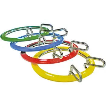 

160-3 plastic heels with metal clasp, d = 5,8 cm