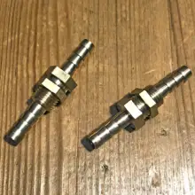 Hose Barb Coupler-Connector-Adapter Pipe-Fitting Id-Pipe 16mm Brass Bulkhead Copper 12-14