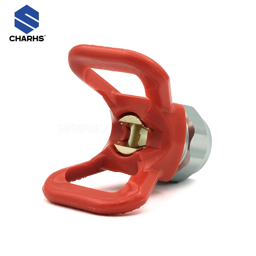 CHARHS TGW-7/8A Tip Guard airless spray guard attaches use with HEA airless tips for Most Airless Spray Guns work Nozzle Base