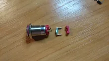 Botón de bloqueo momentáneo, pulsador fijo de cabeza plana de 12mm, 3V, 5V, 9V, 12V, 24V, 220V, resistente al agua, LED, de metal