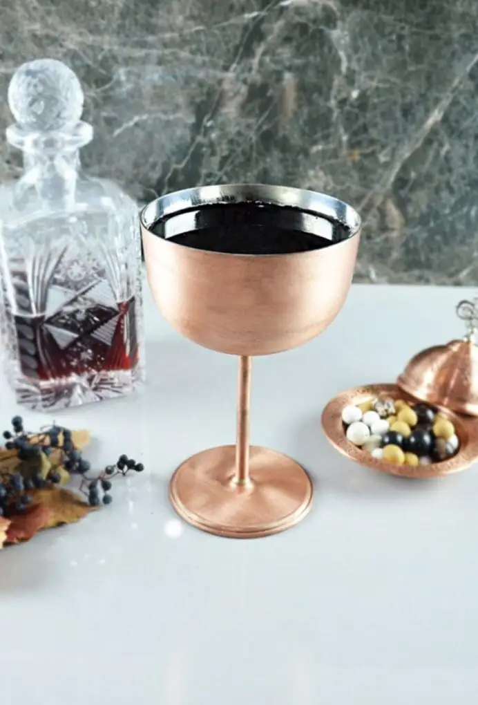 

1 pcs Copper Wine Glass (Goblet) %100 Hand Made - Made in Turkey