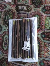 Hierba gatera Natural palo gato de limpieza de dientes Molar dientes con Silvervine Actinidia de palillos de gato para aperitivo Gato de limpieza