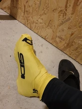 DICHSKI bicicleta a prueba de polvo protector para calzado de Ciclismo de las mujeres de los hombres zapatos de la bici de la cubierta a prueba de viento MTB bicicleta con cremallera chanclos en secado rápido