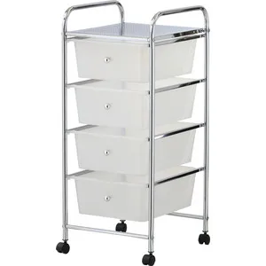 

Bathroom rack swensa floor 32x76 cm, 4-drawer, plastic/Chrome (swfl-193)
