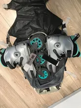 Mochila para patines profesionales, zapatos de patinaje en línea, botas, bolsa de transporte, Mochila deportiva duradera con múltiples bolsillos, Unisex