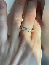 Huitan-anillos de promesa de amor para mujer, joyería de boda, cristal cuadrado pavimentado, circonita, anillo de compromiso de boda elegante, nuevo